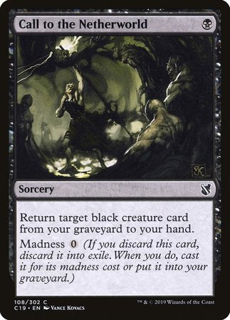 Call to the Netherworld [Commander 2019] | Dumpster Cat Games