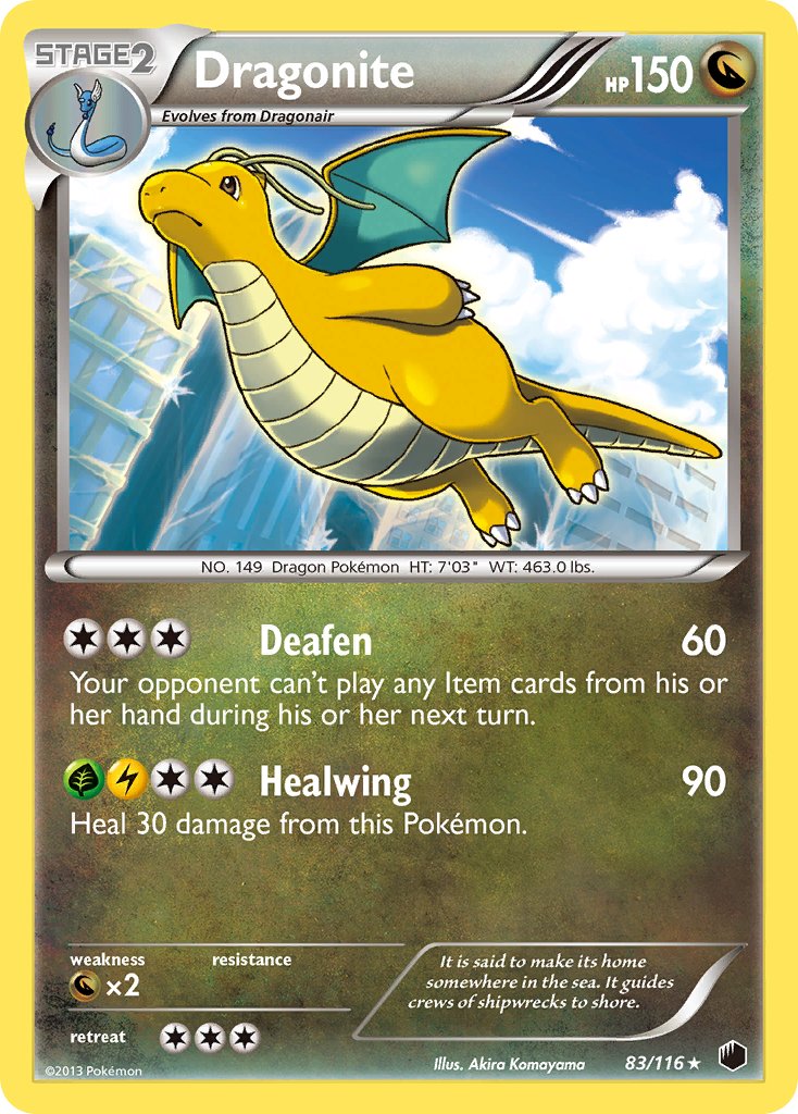 Dragonite (83/116) (Cosmos Holo) (Blister Exclusive) [Black & White: Plasma Freeze] | Dumpster Cat Games