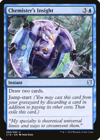 Chemister's Insight [Commander 2019] | Dumpster Cat Games