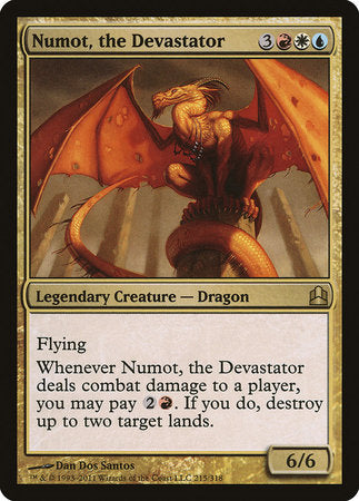 Numot, the Devastator [Commander 2011] | Dumpster Cat Games