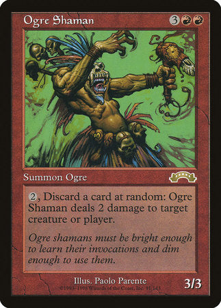 Ogre Shaman [Exodus] | Dumpster Cat Games