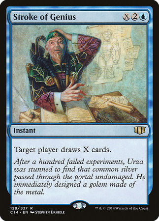 Stroke of Genius [Commander 2014] | Dumpster Cat Games