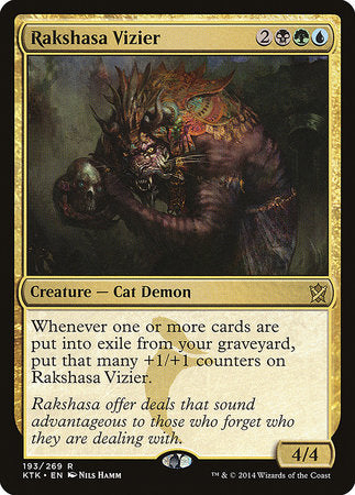 Rakshasa Vizier [Khans of Tarkir] | Dumpster Cat Games