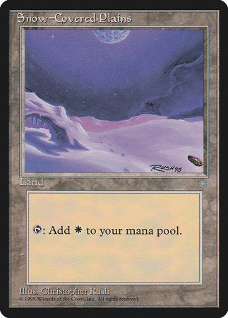 Snow-Covered Plains [Ice Age] | Dumpster Cat Games
