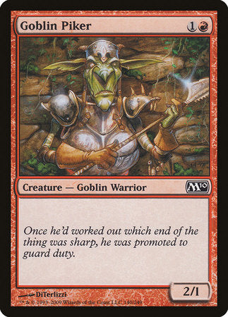 Goblin Piker [Magic 2010] | Dumpster Cat Games