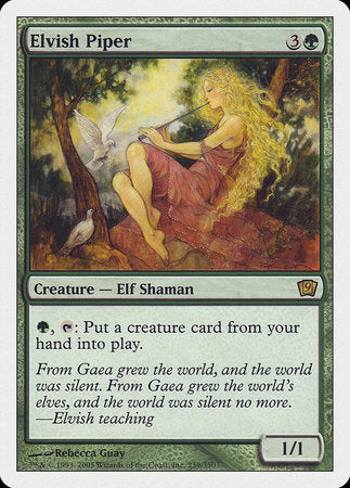 Elvish Piper [Ninth Edition] | Dumpster Cat Games