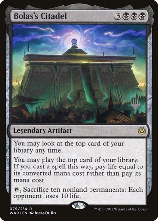 Bolas's Citadel [War of the Spark Promos] | Dumpster Cat Games