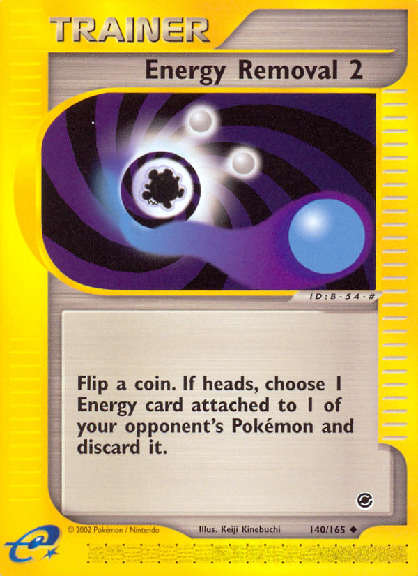 Energy Removal 2 (140/165) [Expedition: Base Set] | Dumpster Cat Games