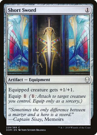 Short Sword [Dominaria] | Dumpster Cat Games