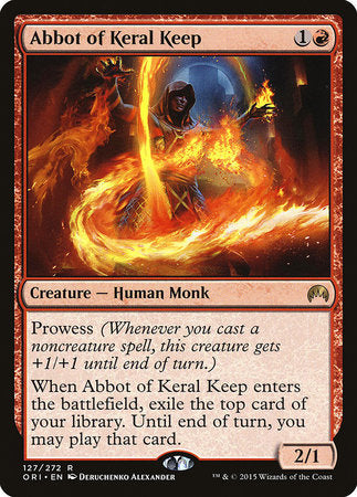 Abbot of Keral Keep [Magic Origins] | Dumpster Cat Games