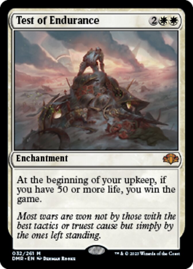 Test of Endurance [Dominaria Remastered] | Dumpster Cat Games