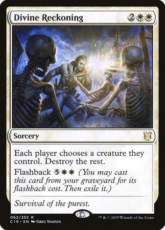 Divine Reckoning [Commander 2019] | Dumpster Cat Games