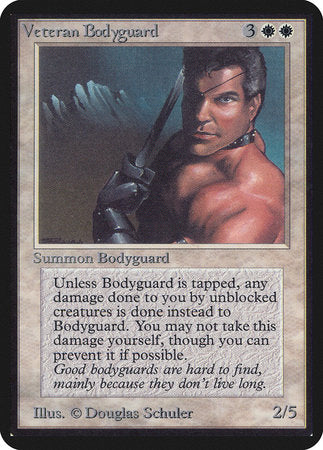 Veteran Bodyguard [Limited Edition Alpha] | Dumpster Cat Games