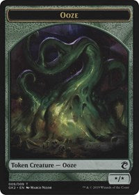 Ooze // Frog Lizard Token [Ravnica Allegiance: Guild Kits] | Dumpster Cat Games