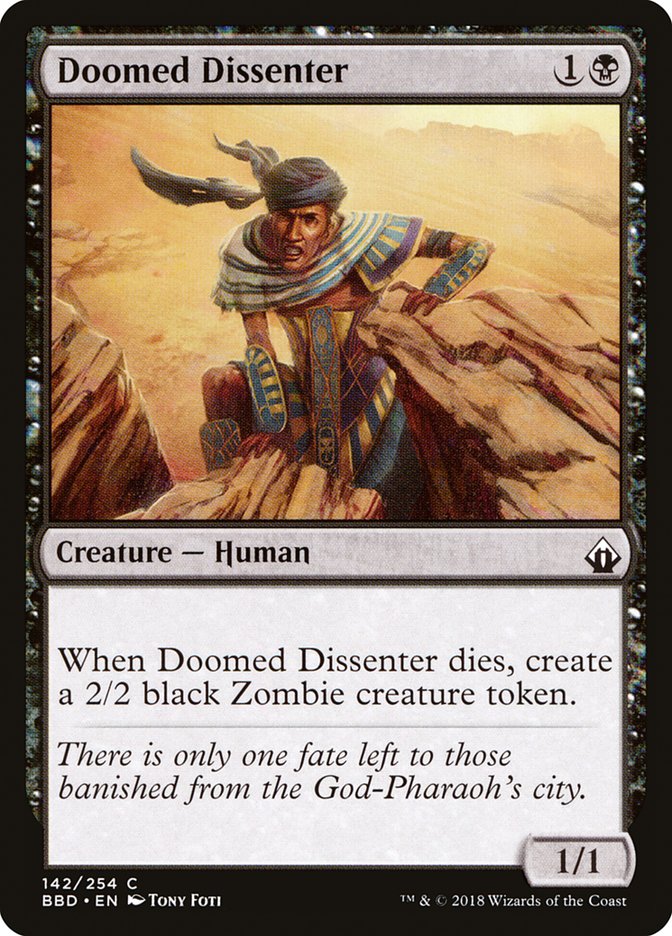 Doomed Dissenter [Battlebond] | Dumpster Cat Games