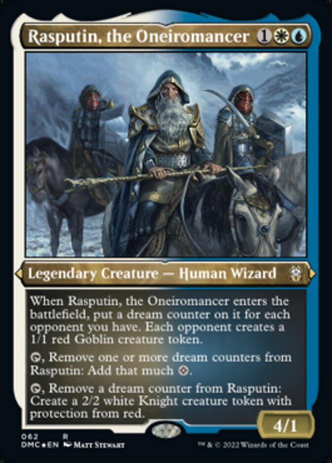 Rasputin, the Oneiromancer (Foil Etched) [Dominaria United Commander] | Dumpster Cat Games
