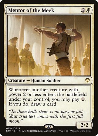 Mentor of the Meek [Archenemy: Nicol Bolas] | Dumpster Cat Games