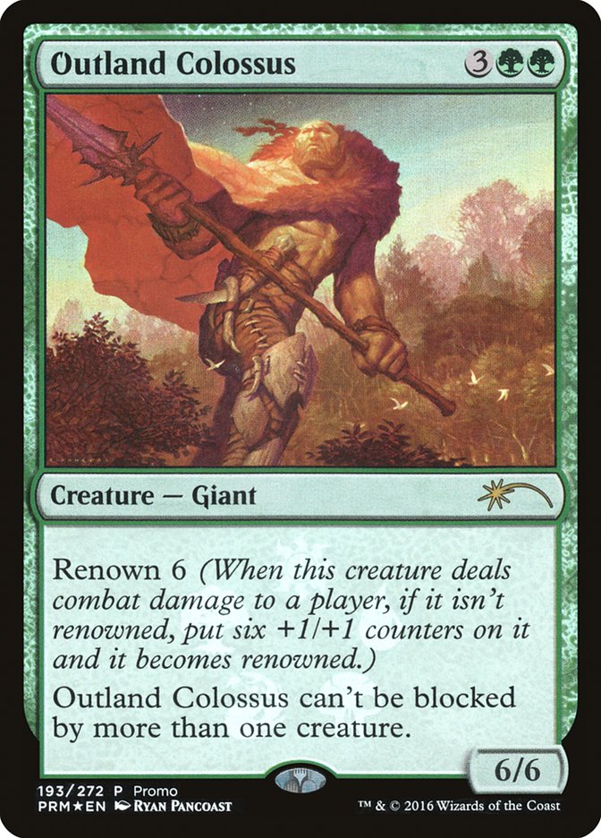 Outland Colossus [Resale Promos] | Dumpster Cat Games