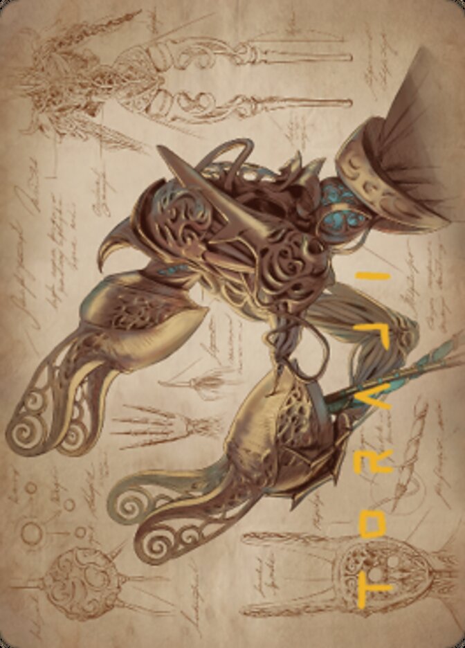 Self-Assembler Art Card (Gold-Stamped Signature) [The Brothers' War Art Series] | Dumpster Cat Games