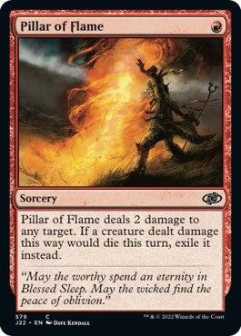 Pillar of Flame [Jumpstart 2022] | Dumpster Cat Games