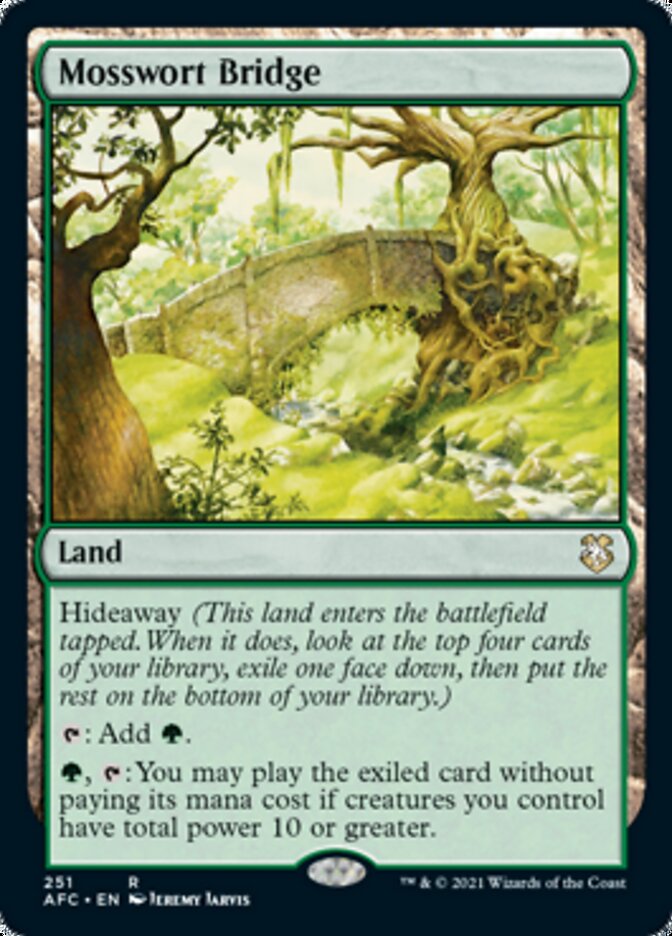 Mosswort Bridge [Dungeons & Dragons: Adventures in the Forgotten Realms Commander] | Dumpster Cat Games
