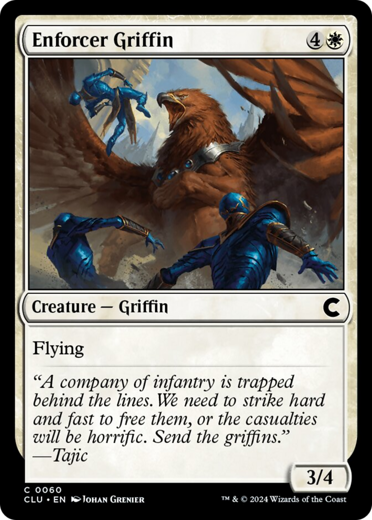 Enforcer Griffin [Ravnica: Clue Edition] | Dumpster Cat Games