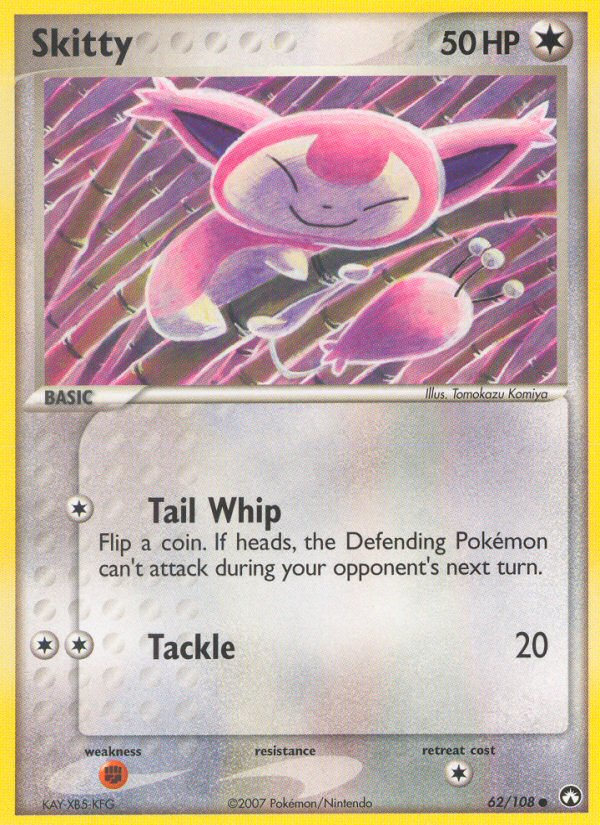 Skitty (62/108) [EX: Power Keepers] | Dumpster Cat Games