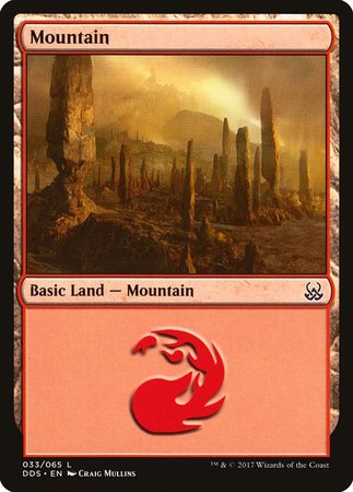 Mountain (33) [Duel Decks: Mind vs. Might] | Dumpster Cat Games