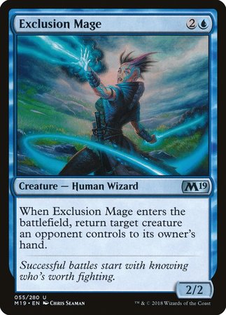 Exclusion Mage [Core Set 2019] | Dumpster Cat Games
