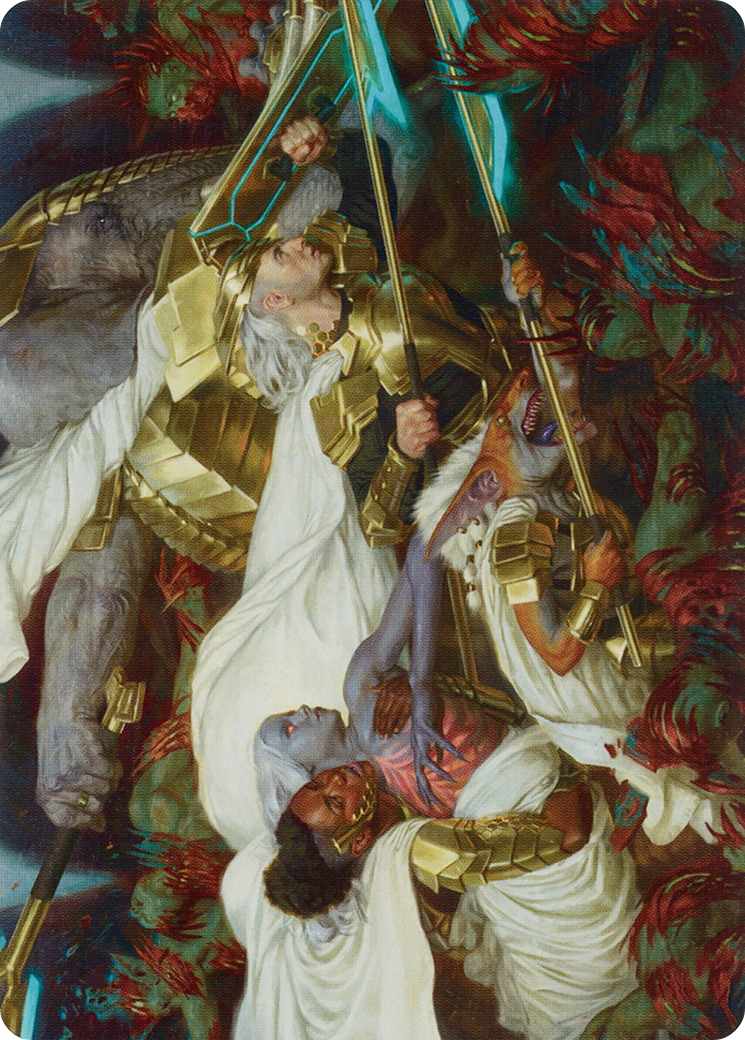 Storm the Seedcore Art Card [March of the Machine Art Series] | Dumpster Cat Games