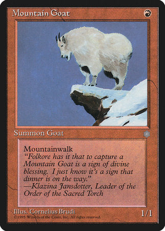 Mountain Goat [Ice Age] | Dumpster Cat Games