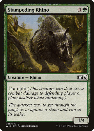 Stampeding Rhino [Welcome Deck 2017] | Dumpster Cat Games