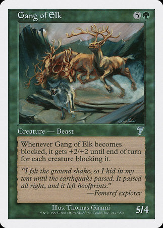 Gang of Elk [Seventh Edition] | Dumpster Cat Games