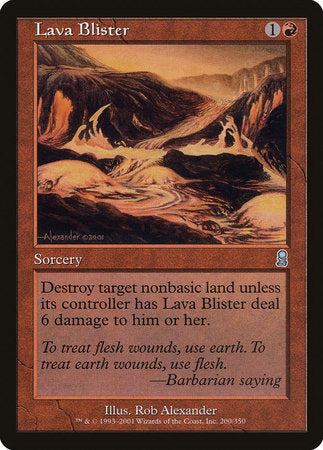 Lava Blister [Odyssey] | Dumpster Cat Games