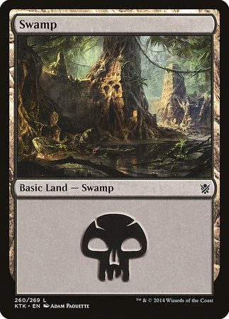 Swamp (260) [Khans of Tarkir] | Dumpster Cat Games