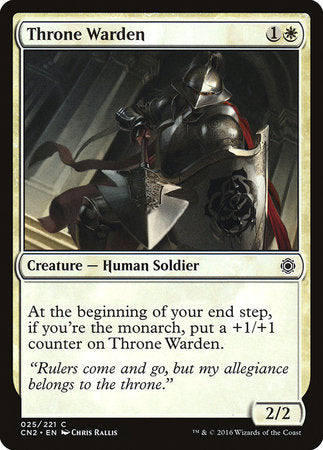 Throne Warden [Conspiracy: Take the Crown] | Dumpster Cat Games
