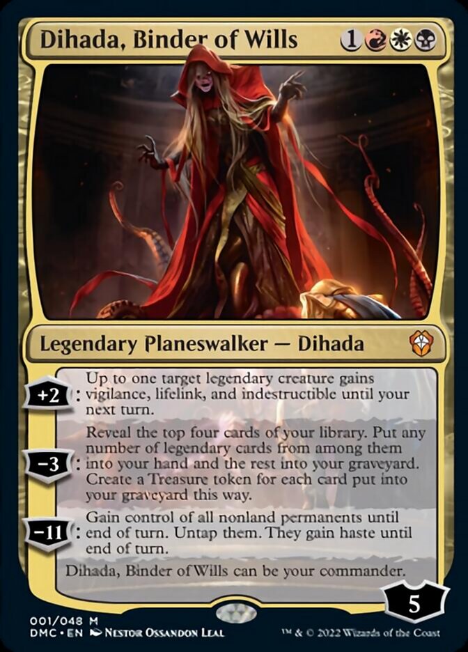 Dihada, Binder of Wills [Dominaria United Commander] | Dumpster Cat Games