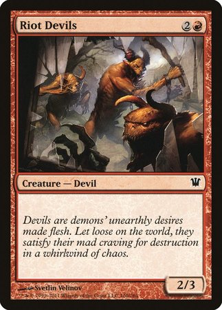 Riot Devils [Innistrad] | Dumpster Cat Games