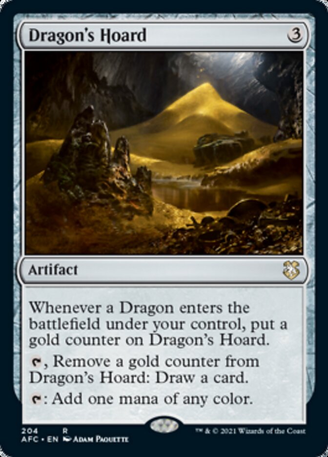 Dragon's Hoard [Dungeons & Dragons: Adventures in the Forgotten Realms Commander] | Dumpster Cat Games