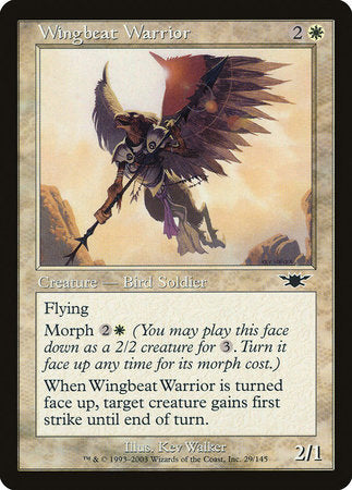 Wingbeat Warrior [Legions] | Dumpster Cat Games