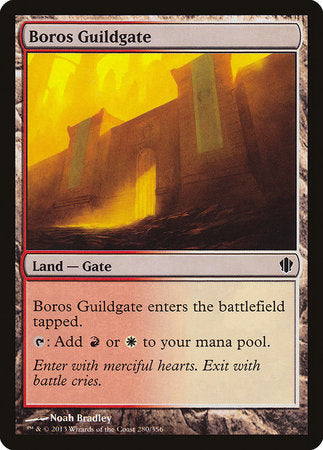 Boros Guildgate [Commander 2013] | Dumpster Cat Games