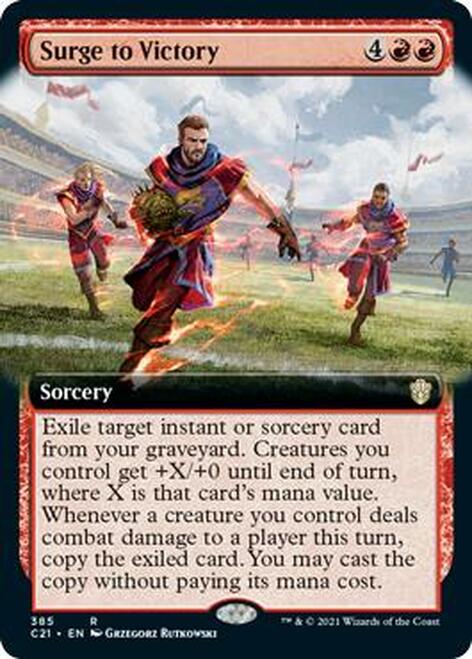 Surge to Victory (Extended) [Commander 2021] | Dumpster Cat Games