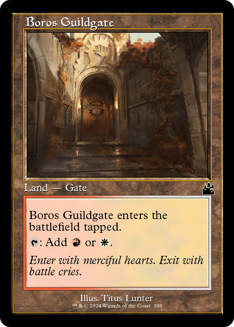 Boros Guildgate (Retro Frame) [Ravnica Remastered] | Dumpster Cat Games