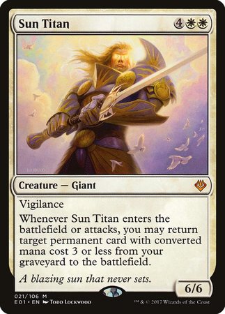 Sun Titan [Archenemy: Nicol Bolas] | Dumpster Cat Games