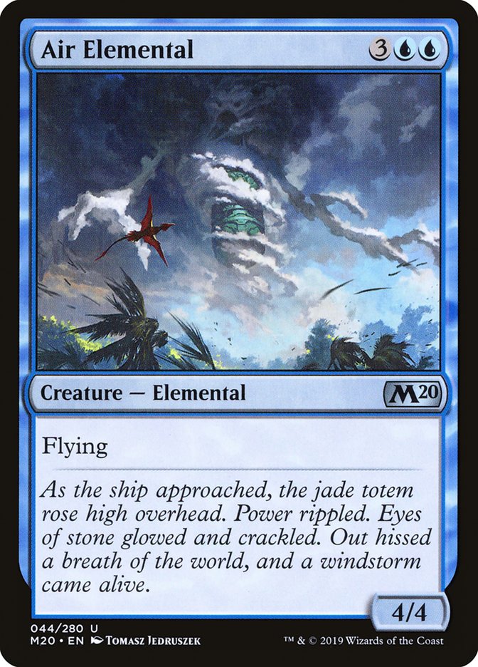 Air Elemental [Core Set 2020] | Dumpster Cat Games