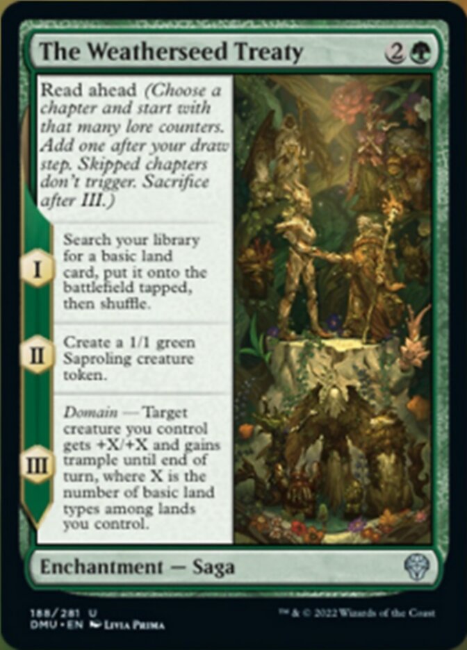 The Weatherseed Treaty [Dominaria United] | Dumpster Cat Games