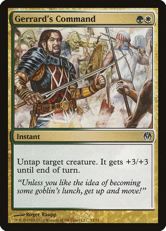 Gerrard's Command [Duel Decks: Phyrexia vs. the Coalition] | Dumpster Cat Games