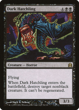 Dark Hatchling [Commander 2011] | Dumpster Cat Games