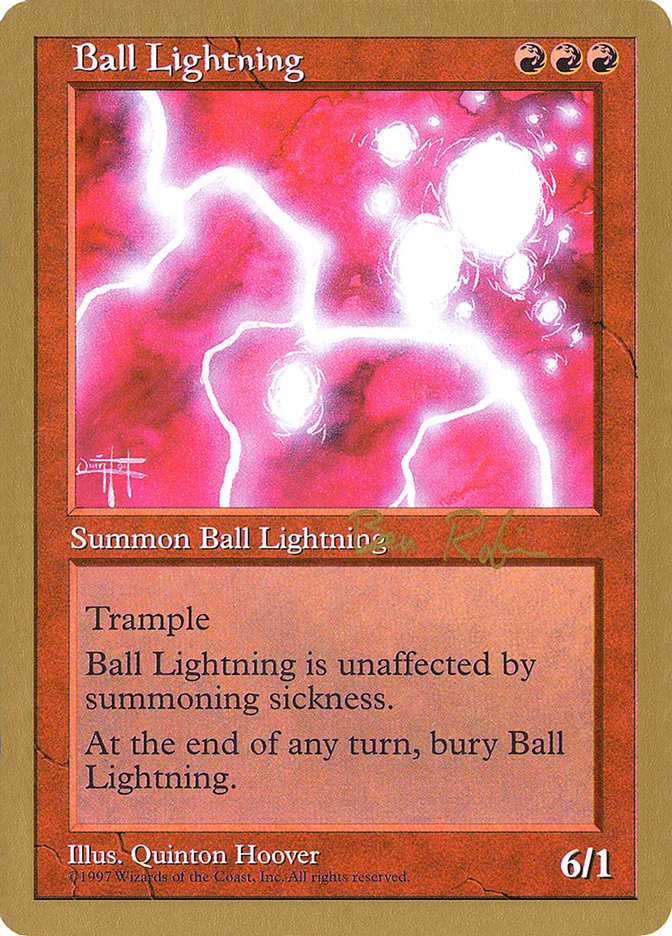 Ball Lightning (Ben Rubin) [World Championship Decks 1998] | Dumpster Cat Games