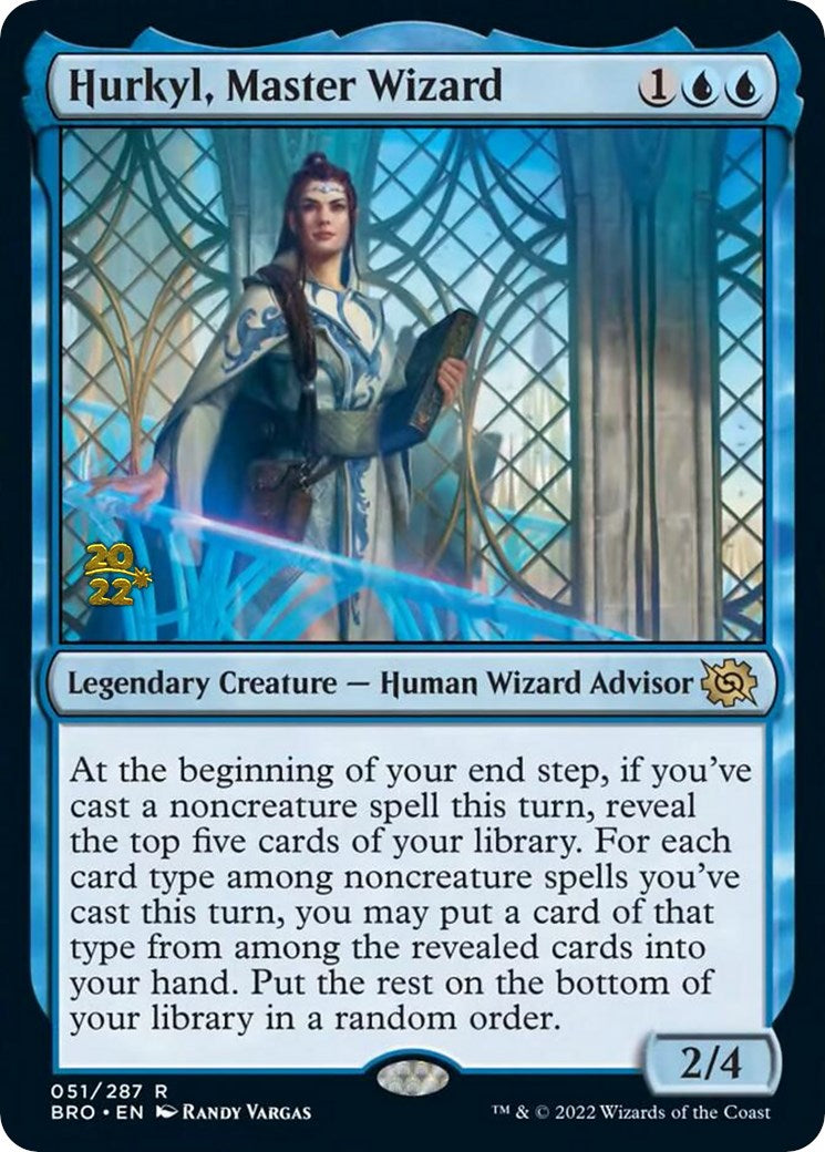 Hurkyl, Master Wizard [The Brothers' War: Prerelease Promos] | Dumpster Cat Games